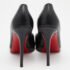 Christian Louboutin Black Leather New Simple Pumps Size 37.5 - Image 5