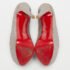 Christian Louboutin Metallic/Pink Glitter Leather Highness Pumps Size 36.5 - Image 6