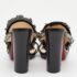 Christian Louboutin Multicolor Calfhair,Leather and Python Kimpa Mask Cuff Python Slide Sandals Size 38.5 - Image 5