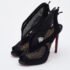 Christian Louboutin Black Suede and Mesh Farfamesh Booties Size 38.5 - Image 2