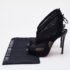 Christian Louboutin Black Suede and Mesh Farfamesh Booties Size 38.5 - Image 9