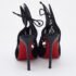 Christian Louboutin Black Suede and Mesh Farfamesh Booties Size 38.5 - Image 5