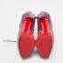 Christian Louboutin Purple Suede Peep Toe Lace Up Booties Size 35.5 - Image 6