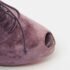 Christian Louboutin Purple Suede Peep Toe Lace Up Booties Size 35.5 - Image 7