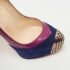 Christian Louboutin Purple Suede and Leather Maggie Platform Pumps Size 36.5 - Image 8