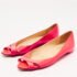 Christian Louboutin Neon Pink Leather Croisette Flats Size 38.5 - Image 2
