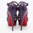 Christian Louboutin Purple Leather Nicole Caged Ankle Strap Sandals Size 36.5 - Image 5