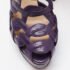 Christian Louboutin Purple Leather Nicole Caged Ankle Strap Sandals Size 36.5 - Image 7