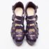 Christian Louboutin Purple Leather Nicole Caged Ankle Strap Sandals Size 36.5 - Image 3