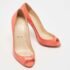 Christian Louboutin Pink Patent Leather Flo Pumps Size 37 - Image 4