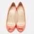 Christian Louboutin Pink Patent Leather Flo Pumps Size 37 - Image 3