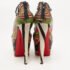 Christian Louboutin Multicolor/Black Python and Leather Zoulou Pumps Size 37.5 - Image 5