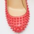 Christian Louboutin Coral Pink Patent Leather Fifi Spikes Pumps Size 36.5 - Image 7
