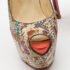 Christian Louboutin Two Tone Splash Print Python Highness Pumps Size 39.5 - Image 7