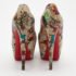 Christian Louboutin Two Tone Splash Print Python Highness Pumps Size 39.5 - Image 5