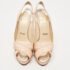 Christian Louboutin Pink Satin Open Toe Platform Slingback Sandals Size 38 - Image 3