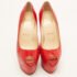 Christian Louboutin Red Python Highness Pumps Size 37.5 - Image 3