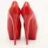 Christian Louboutin Red Python Highness Pumps Size 37.5 - Image 5