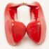 Christian Louboutin Red Python Highness Pumps Size 37.5 - Image 6