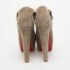 Christian Louboutin Metallic Python and Suede 4A Booties Size 38.5 - Image 5