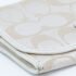 Coach Beige/White Signature Canvas and Leather Flap Continental Wallet - Image 9