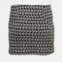 Diane von Furstenberg Black Wool Jacquard Kawa Mini Skirt S - Image 2