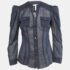 Diane Von Furstenberg Navy Blue Cotton Bea Shirt XS