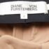 Diane Von Furstenberg Tan Brown Stretch Crepe High Waist Trousers S - Image 6