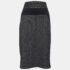 Diane Von Furstenberg Grey Patterned Wool Blend Martey Midi Skirt XL