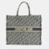 Dior Navy Blue Oblqiue Canvas Large Book Tote Tote Bag - Image 4