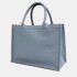 Dior Sky Blue Leather Book Tote Bag - Image 2