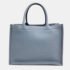 Dior Sky Blue Leather Book Tote Bag