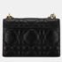 Christian Dior Black Lambskin Macrocannage Mini Miss Caro Bag - Image 3