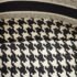 Dior Black/White Embroidered Macro Houndstooth Canvas Medium Book Tote - Image 8