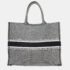Christian Dior Black/ White Houndstooth Large Book Tote Bag - Image 4