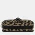 Dior Black, Beige Canvas Leopard Bobby Bag - Image 4