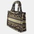 Dior Black Brown Fabric Mini Book Tote Bag - Image 2