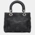Christian Dior Medium Calfskin Cannage Studded Supple Lady Dior Bag - Image 3