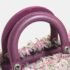 Dior Purple Tweed, Leather Ginza Limited Lady Dior Shoulder Bag - Image 11