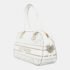 Christian  Dior White Canvas Medium Vibe Bowling Bag - Image 2
