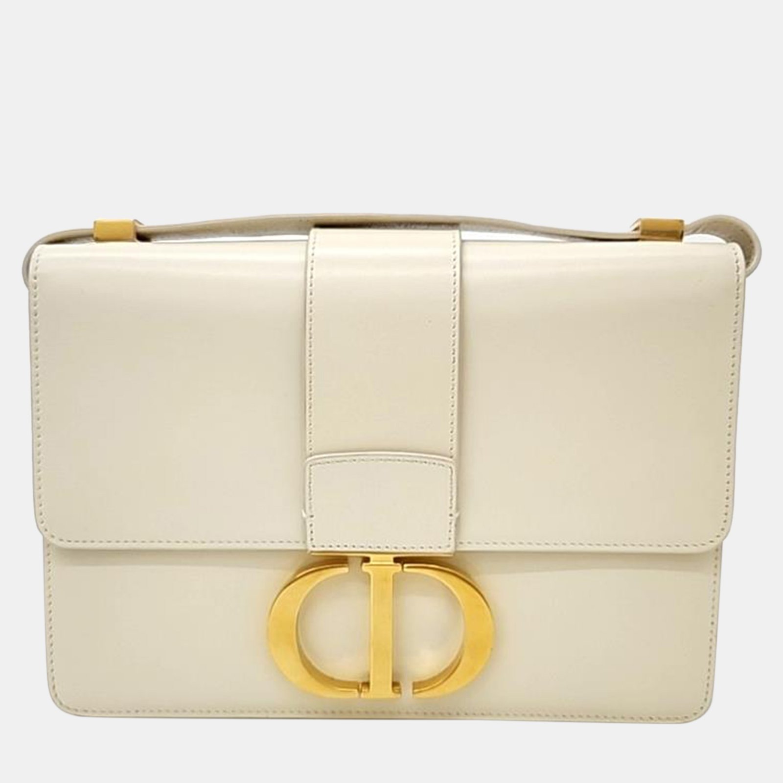luxury-women-dior-used-handbags-p898030-006 Dior Beige Leather 30 Montaigne Shoulder Bag - Image 1