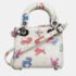 Dior White Leather Zodiac Pixel Micro Lady Dior Tote Bag - Image 4