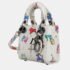 Dior White Leather Zodiac Pixel Micro Lady Dior Tote Bag - Image 2