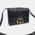 Dior Black Leather 30 Montaigne Shoulder Bag - Image 4