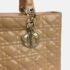Dior Beige Patent Leather Large Lady Dior Tote Bag - Image 6