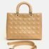 Dior Beige Patent Leather Large Lady Dior Tote Bag - Image 5