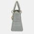 Dior Grey Canvas Medium Cannage Lady D-Lite Tote Bag - Image 3
