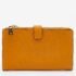 Dkny Mustard Leather Double Zip Crossbody Bag - Image 4