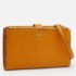 Dkny Mustard Leather Double Zip Crossbody Bag - Image 3