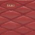DKNY Red Quilted Leather Zip Around Compact Wallet - Image 5